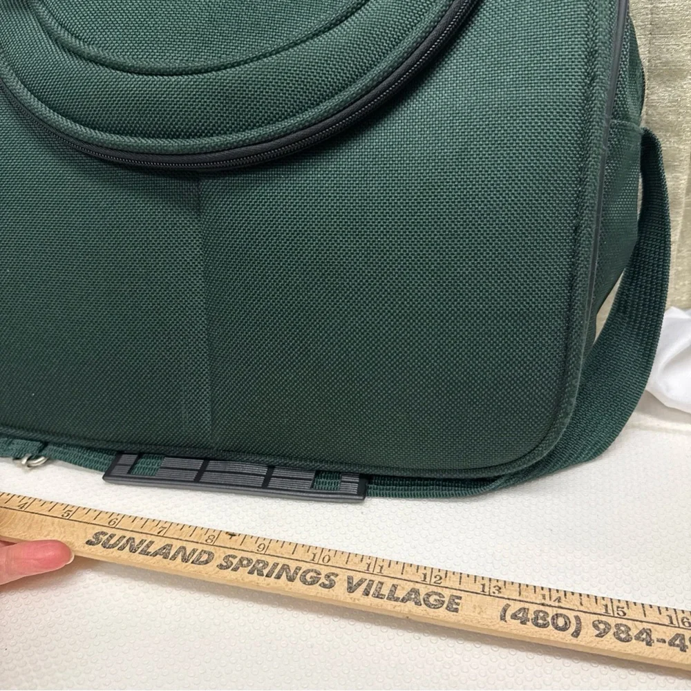 London Fog Dark Green Carry-On Bag